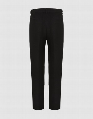 Urban Revivo Carrot Fit Men's Pants Black | DIN5836GT