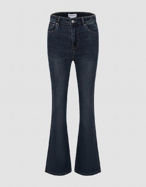 Urban Revivo Flare Women's Jeans Blue | LBN5366HG