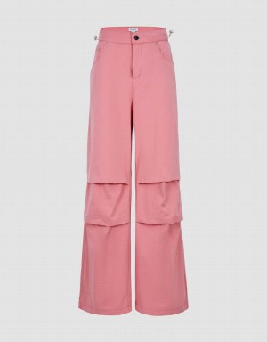 Urban Revivo Loose Jogger Women's Pants Pink | RVW2127KC