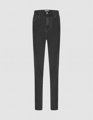 Urban Revivo Mid Waist Skinny Women's Jeans Grey | QIA2590II