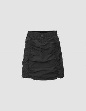 Urban Revivo Mini Straight Women's Skirts Black | AEI378OX