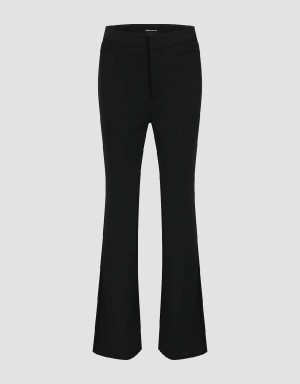 Urban Revivo Skinny Flare Women's Pants Black | ZWE5283GQ