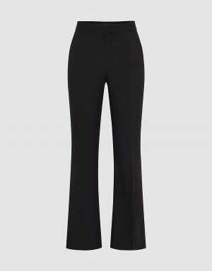 Urban Revivo Skinny Flare Women's Pants Black | LUH953YA