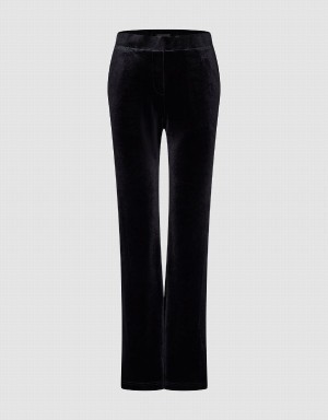 Urban Revivo Skinny Straight Women's Pants Black | AUZ654LT