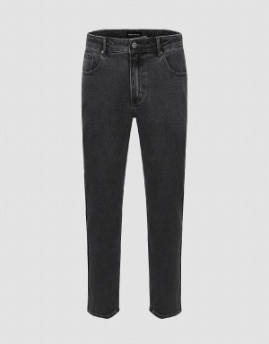 Urban Revivo Straight Men's Jeans Grey | GFV4817LO