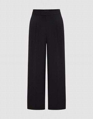 Urban Revivo Tailored Straight Women's Pants Black | TCD9591PC