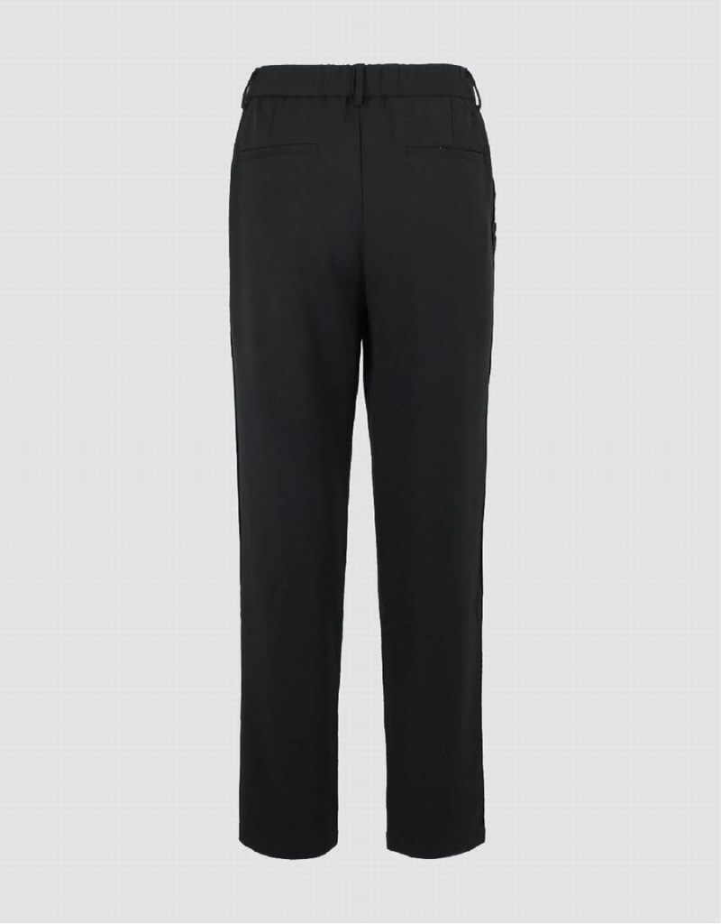 Urban Revivo Carrot Fit Men's Pants Black | OOX2034PK