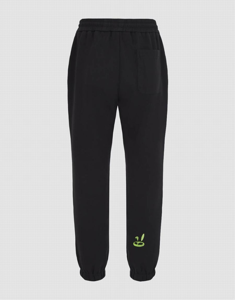 Urban Revivo Elastic Waist Jogger Men's Pants Black | XFA3167UV