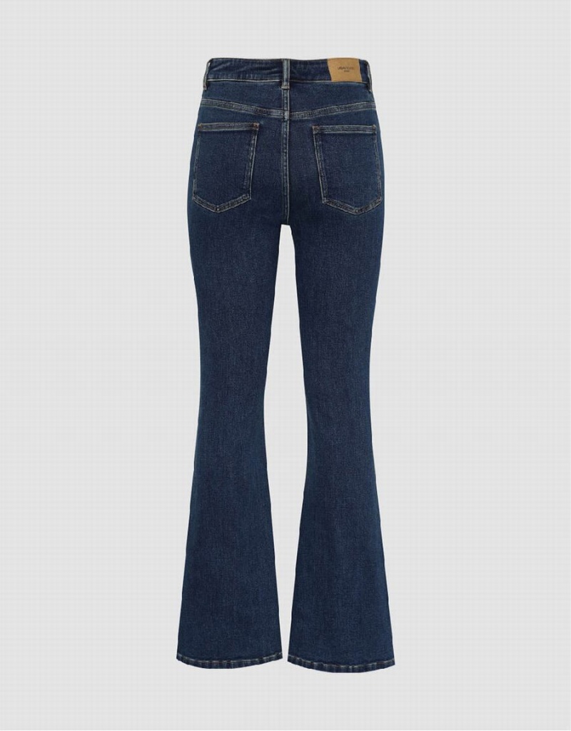 Urban Revivo Flare Women's Jeans Blue | BZA4136PS