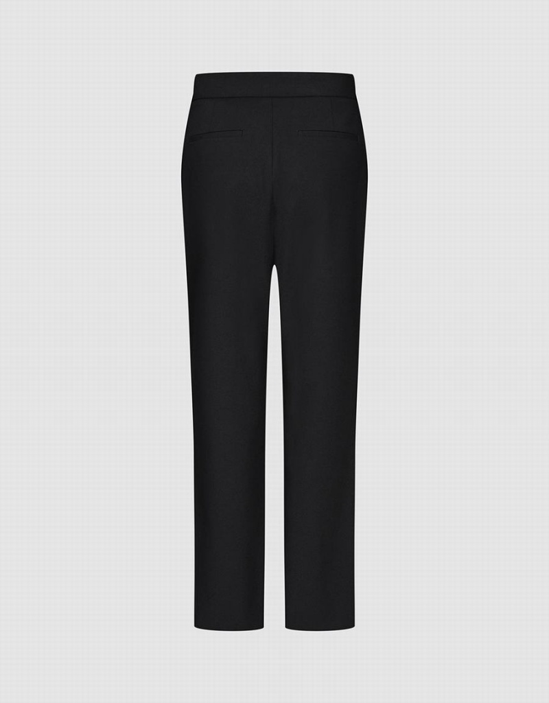 Urban Revivo Flare Women's Pants Black | SFN9958XC