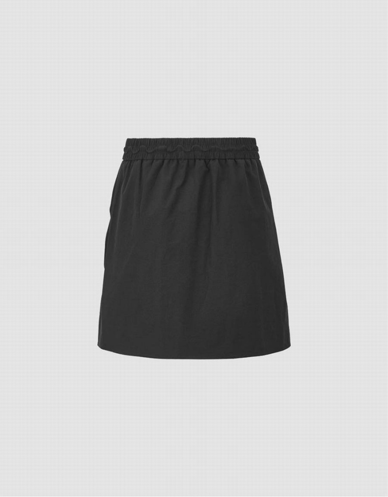 Urban Revivo Mini Straight Women's Skirts Black | AEI378OX