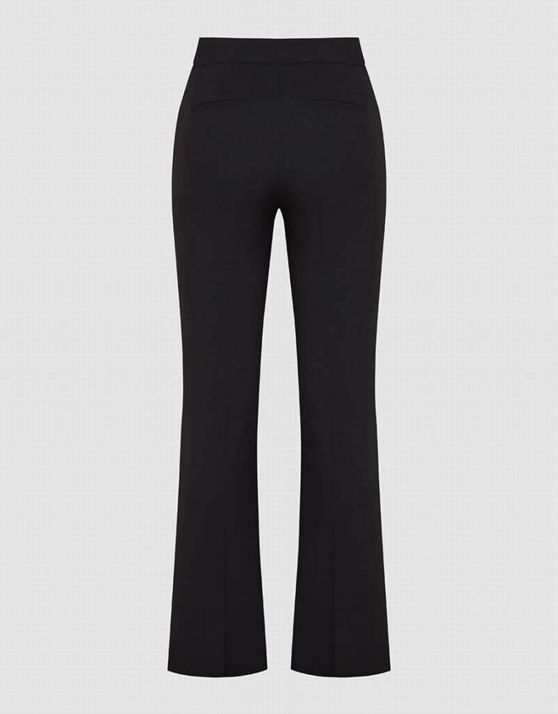 Urban Revivo Skinny Flare Women's Pants Black | LUH953YA