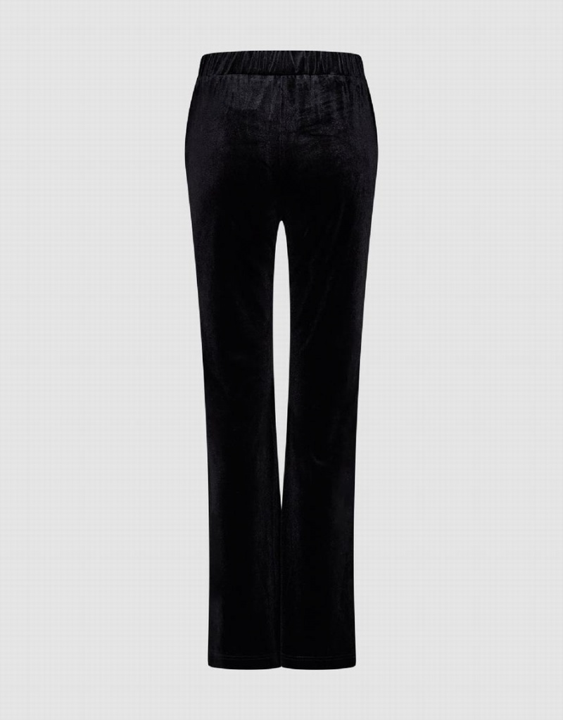 Urban Revivo Skinny Straight Women's Pants Black | AUZ654LT