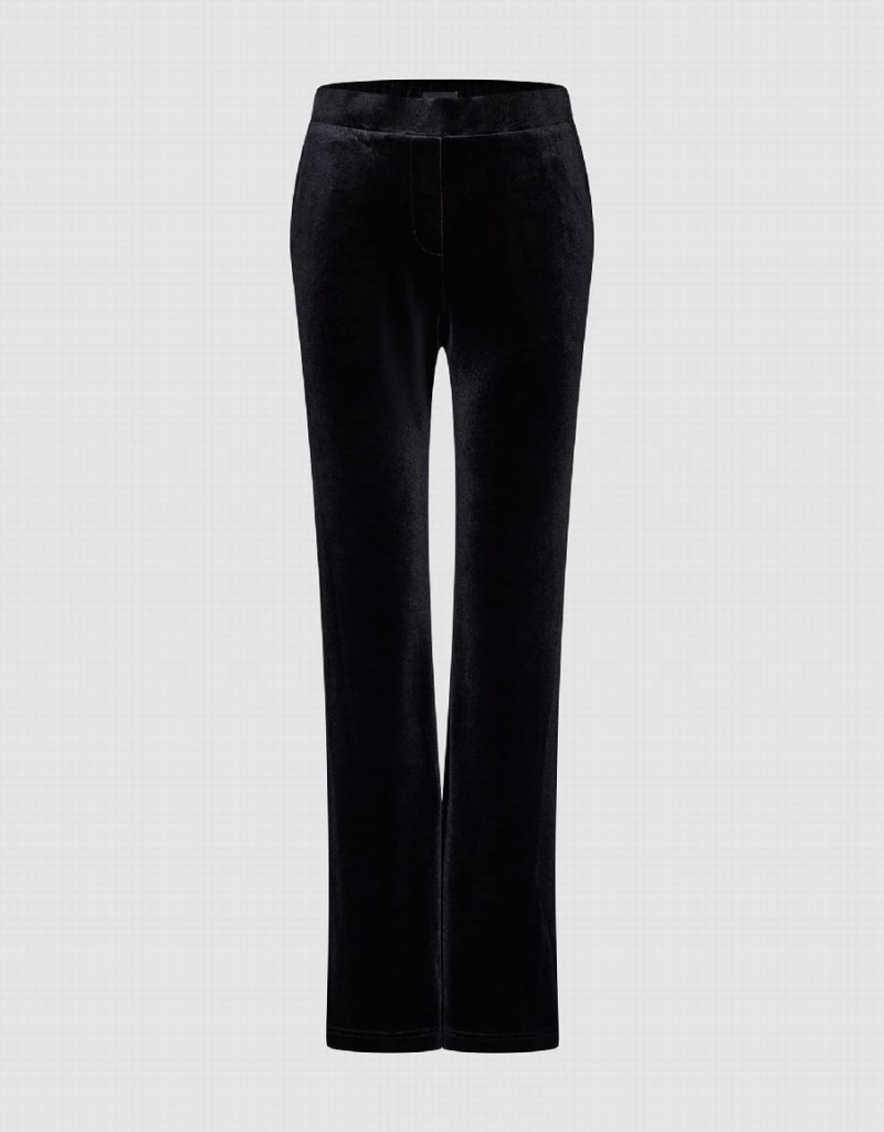 Urban Revivo Skinny Straight Women\'s Pants Black | AUZ654LT