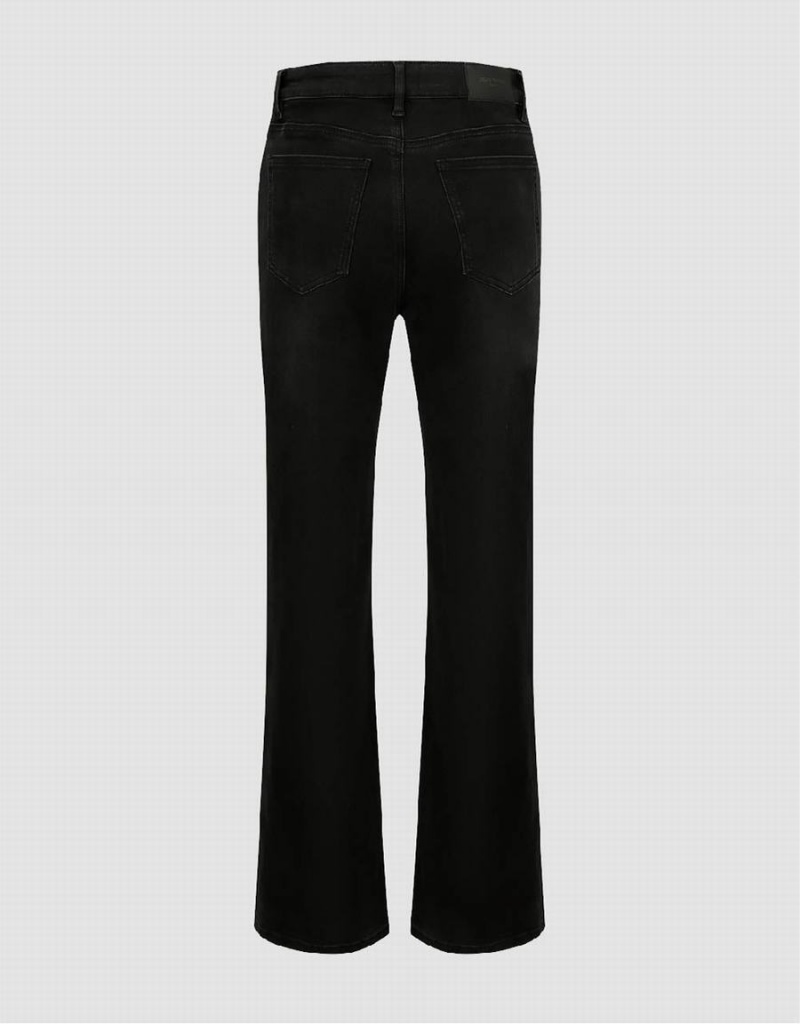 Urban Revivo Straight Women's Jeans Black | CYZ588PM