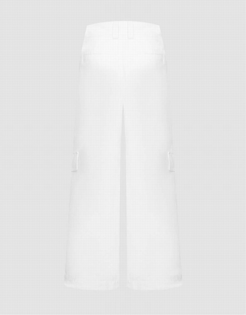 Urban Revivo Straight Women's Pants White | PKU689UO