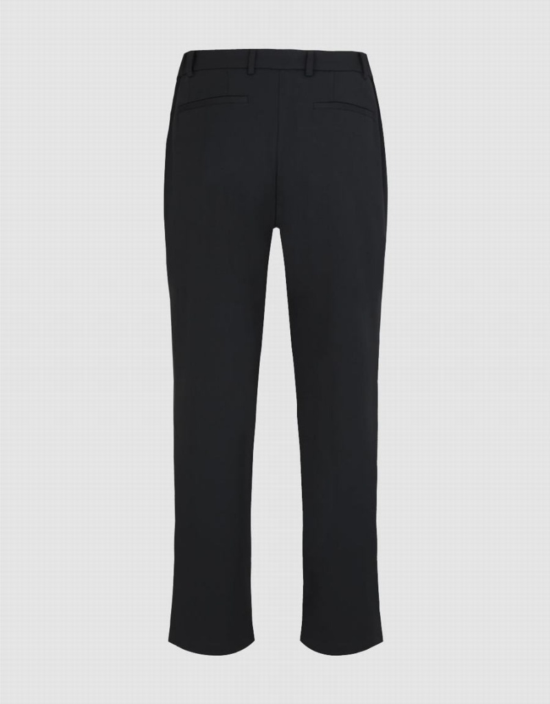 Urban Revivo Tailored Carrot Fit Men's Pants Black | ZMN4226BV