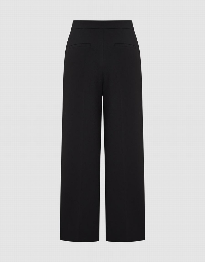 Urban Revivo Tailored Straight Women's Pants Black | TCD9591PC